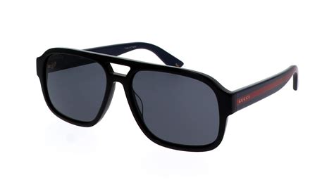 Gucci™ GG0925S 001 58 Black/Blue Sunglasses.